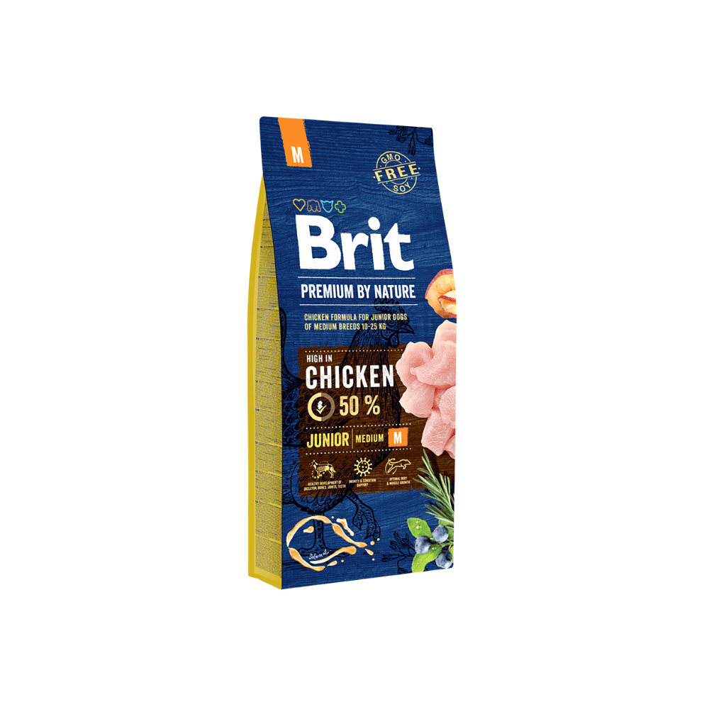 Brit Premium Dog Junior Medium Dry Dog Food