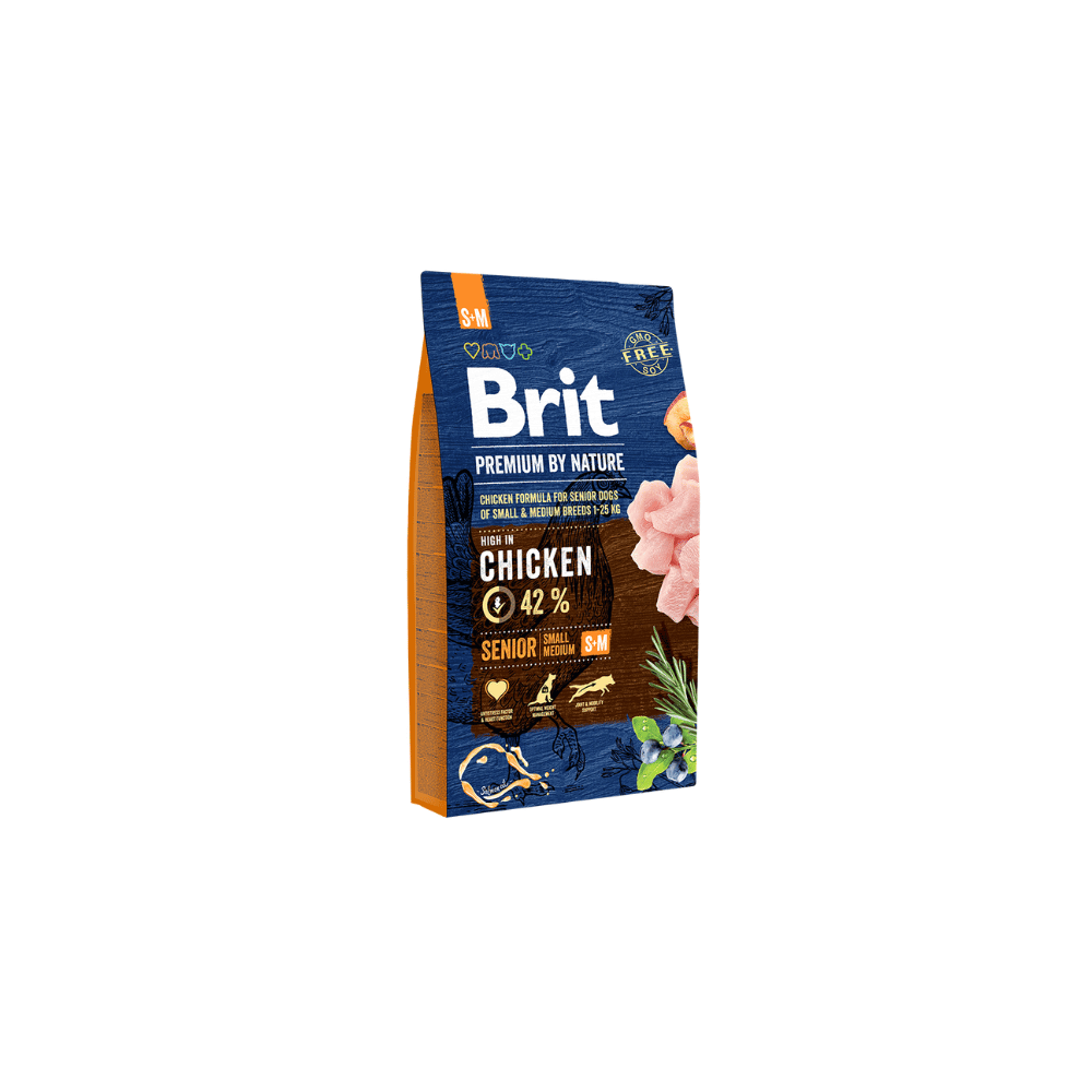 Brit Premium Dog Senior Small & Medium Dry Dog Food