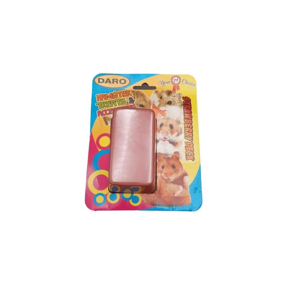 Daro Hamster Treat Strawberry Small Animal Mineral Block