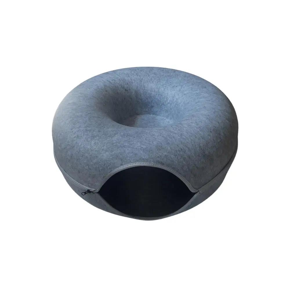 Daro Round Tunnel Cat Bed Large (56cm dia X 28cm H)