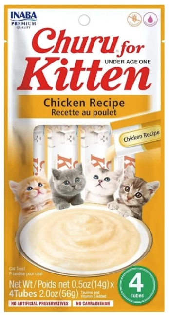 Churu Cat Kitten Chicken 4x14g