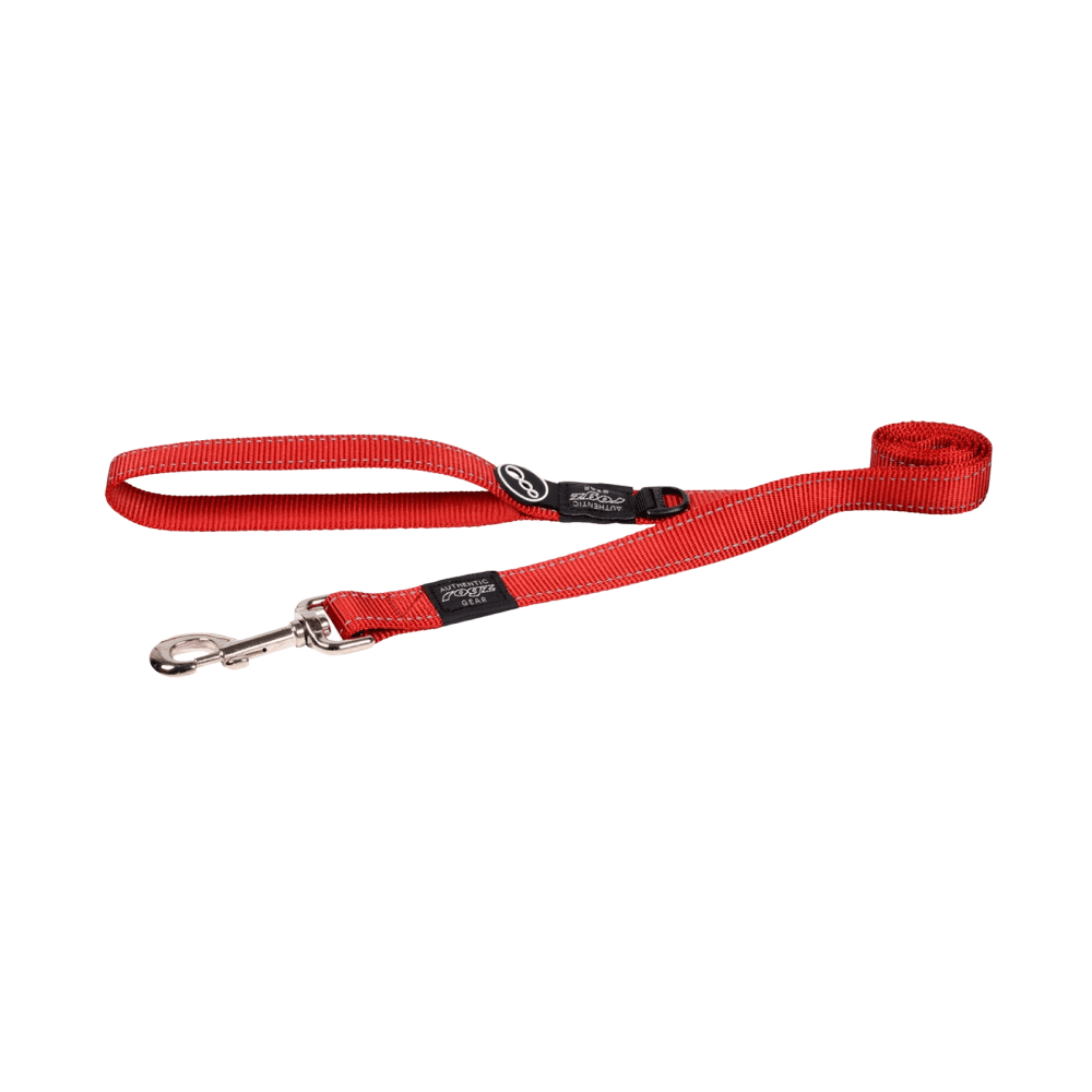 Rogz Utility Classic Lead Red Reflective - Petworld