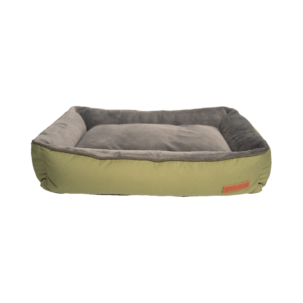 Huntlea Bolster Kuddly Bed | Garden Green