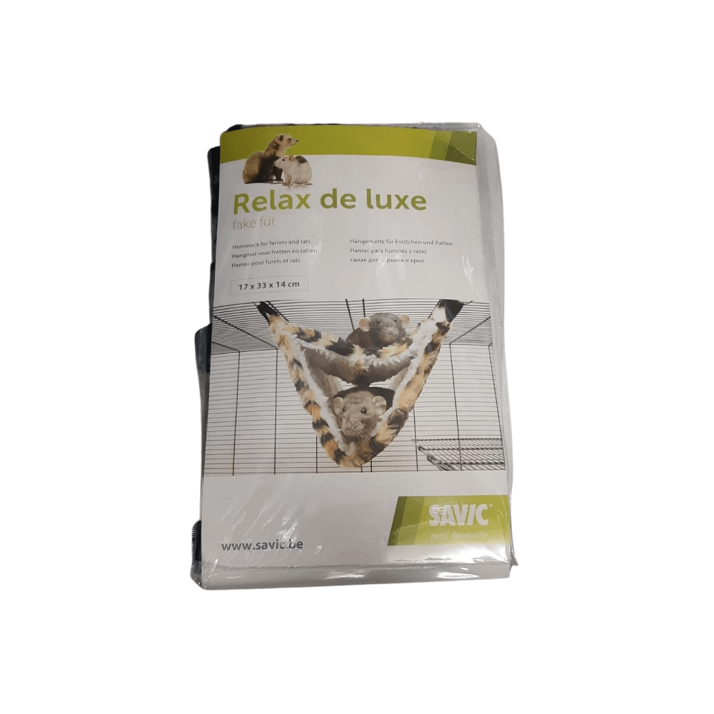 Savic Relax De Luxe Rat Hammock Tube Fake Fur