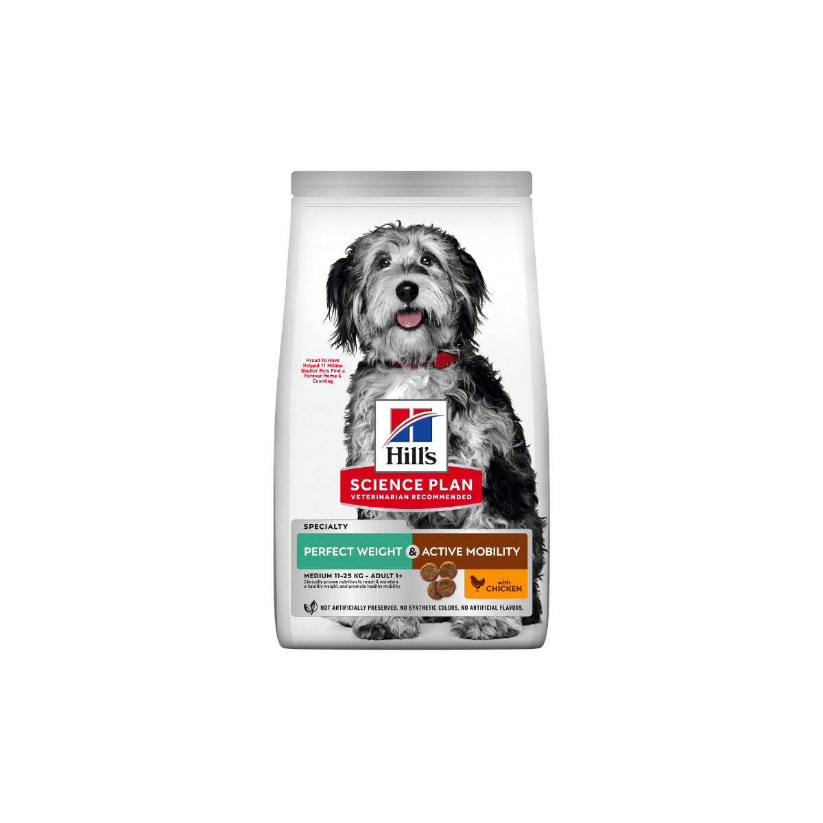 Hill's Science Plan Canine Perfect Weight & Active Mobility Adult Medium Breed Dry Dog Food 12kg