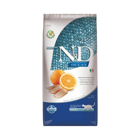 Farmina N&D Ocean Adult Herring & Orange Dry Cat Food - Petworld