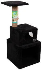 Feline Flair Clawsome Luxuary Double Condo Catnip Infused Cat Scratch 1.13m - Petworld