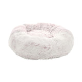 Flamingo Alba Basket Plush Round Light Pink Dog Bed