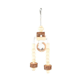 Flamingo Bird Toy Appi Mix With Bell 40cm - Petworld