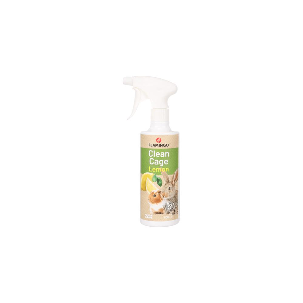 Flamingo Spik Lemon Scent Small Animal Cage Cleaner 500ml