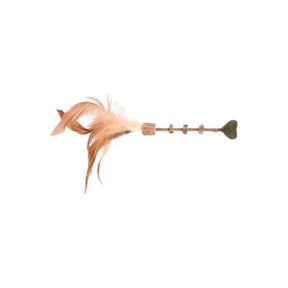 Flamingo Cat Topsy Stick Wood + Heart Matatabi Nature 25cm - Petworld