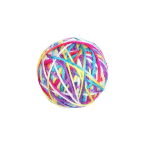 Flamingo Abir Ball Mix Colours Cat Toy 6cm - Petworld
