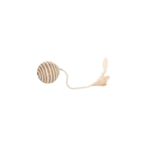 Flamingo Ball With Feather And Rattle Frits Cat Toy 6cm - Petworld