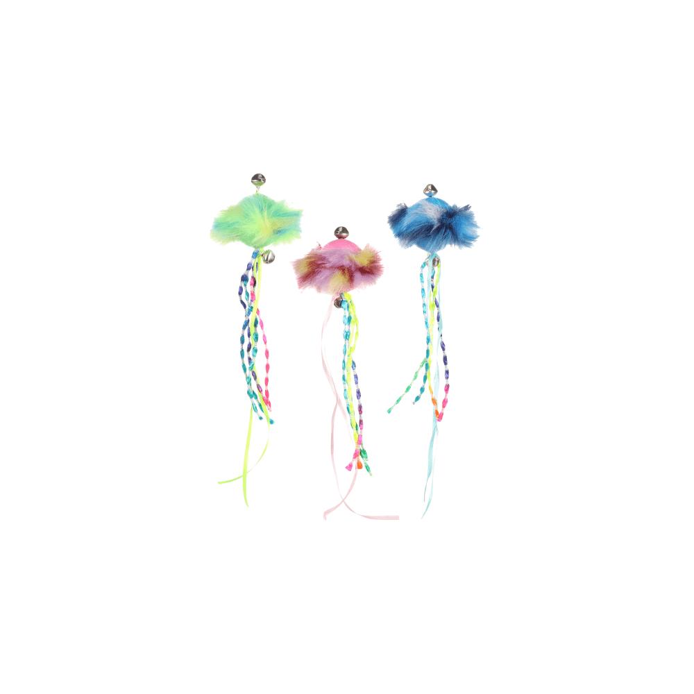 Flamingo Cat Toy Howi Ball With Bell + Plush Ass.