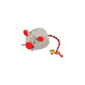 Flamingo Cat Toy Jerry Mouse With Bell Grey - Petworld