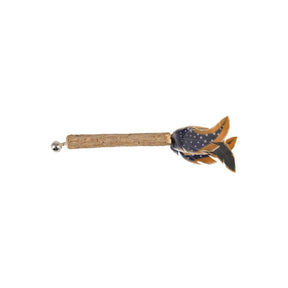 Flamingo Jungle Stick With Bell Basket Paradiso Oval Grey Cat Toy (80x 60 x 20cm) - Petworld