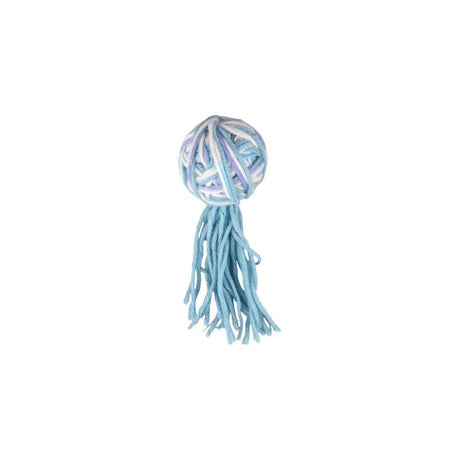 Flamingo Yarn Ball With Tail Multi Cat Toy 13cm - Petworld