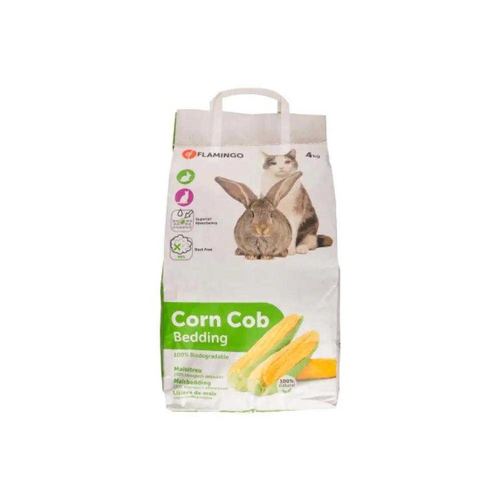 Flamingo Corn Cob Small Animal Bedding & Litter 4kg (10L)