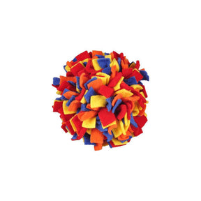 Flamingo Fleece Ball Multi Dog Toy 10cm - Petworld