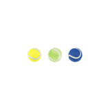 Flamingo Tennis Ball Smash 3 Colours + Squeaker Dog Toy 5cm 3Pcs