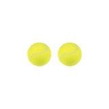 Flamingo Tennis Ball Smash Yellow Dog Toy 8cm 2Pcs