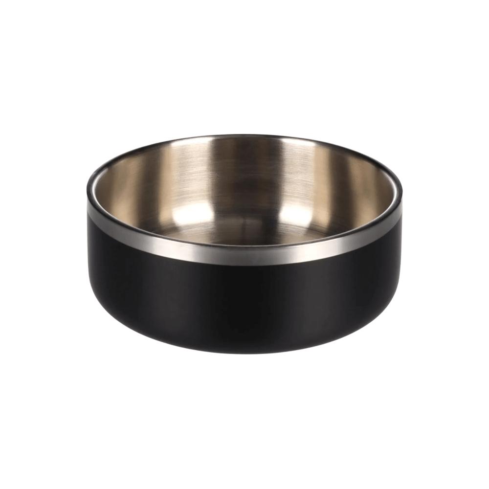 Flamingo Feeding And Drinking Bowl Lora Stainless Steel Black Round