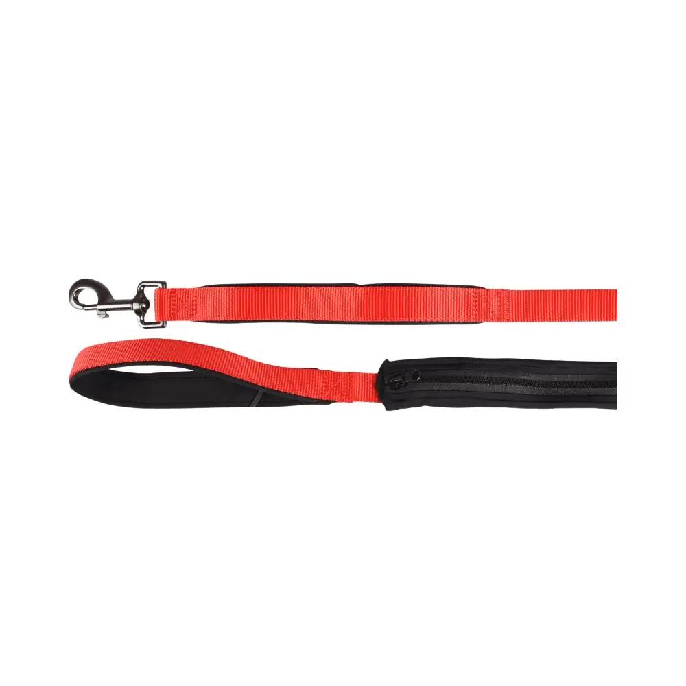 Flamingo Leash With Bag Kayga Red 160cmx25mm