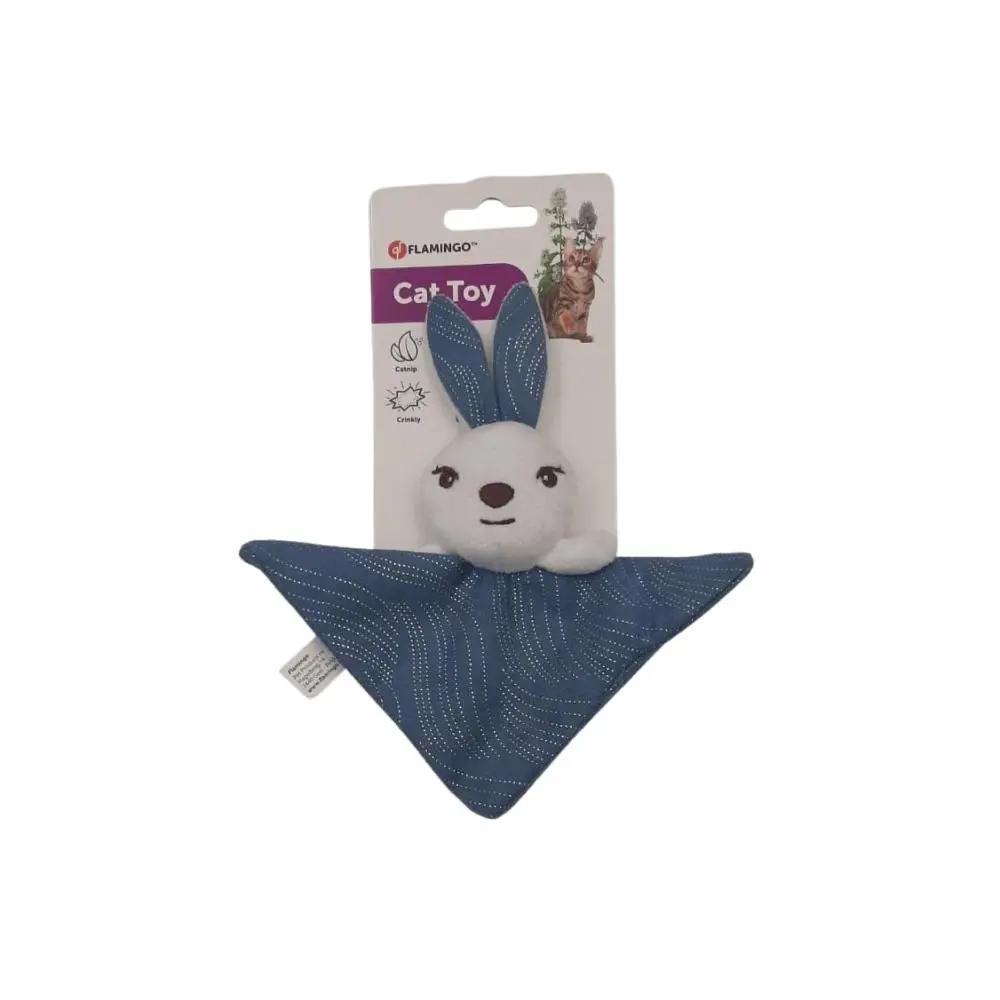 Flamingo Medy Cat Toy Rabbit Blue 19cm