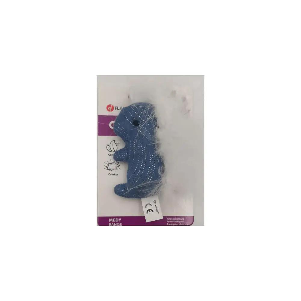 Flamingo Medy Cat Toy Squirrel Blue 10cm