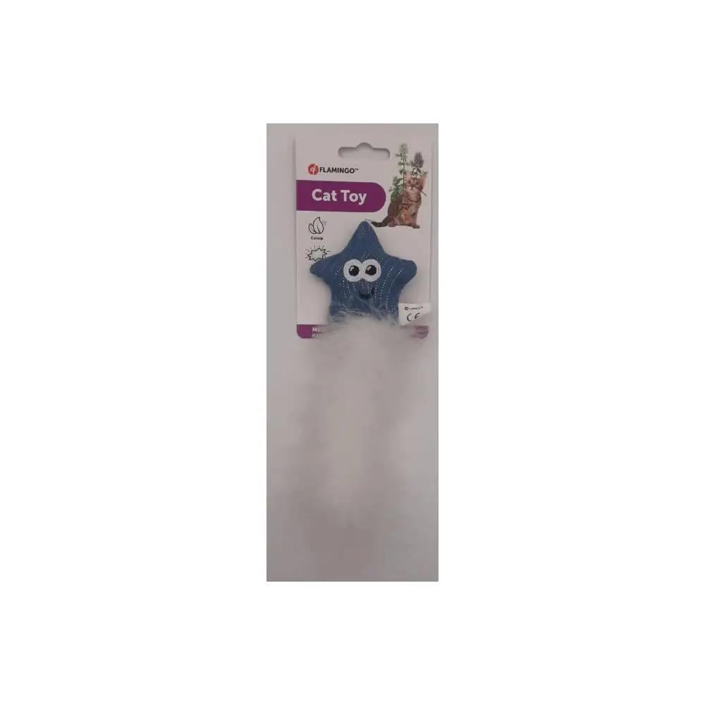 Flamingo Medy Cat Toy Star Blue 19cm