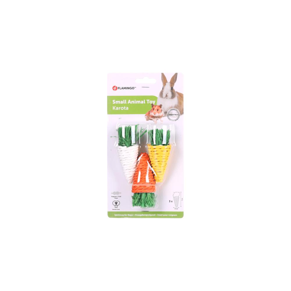 Flamingo Karota 3 Carrots Small Animal Toy (9 x 3,5 x 3,5cm)