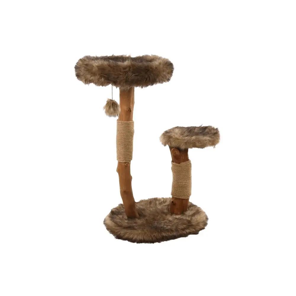 Flamingo Betula 2 Brown & Natural Cat Scratching Tree (71 X 40 X 86cm)