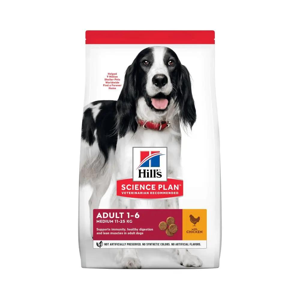 Hill's Science Plan Canine Adult Medium Chicken Dry Dog Food 12kg