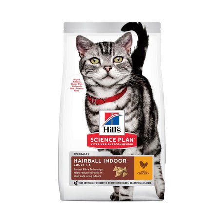 Hill's Science Plan Feline Hairball Indoor Adult Chicken Dry Cat Food