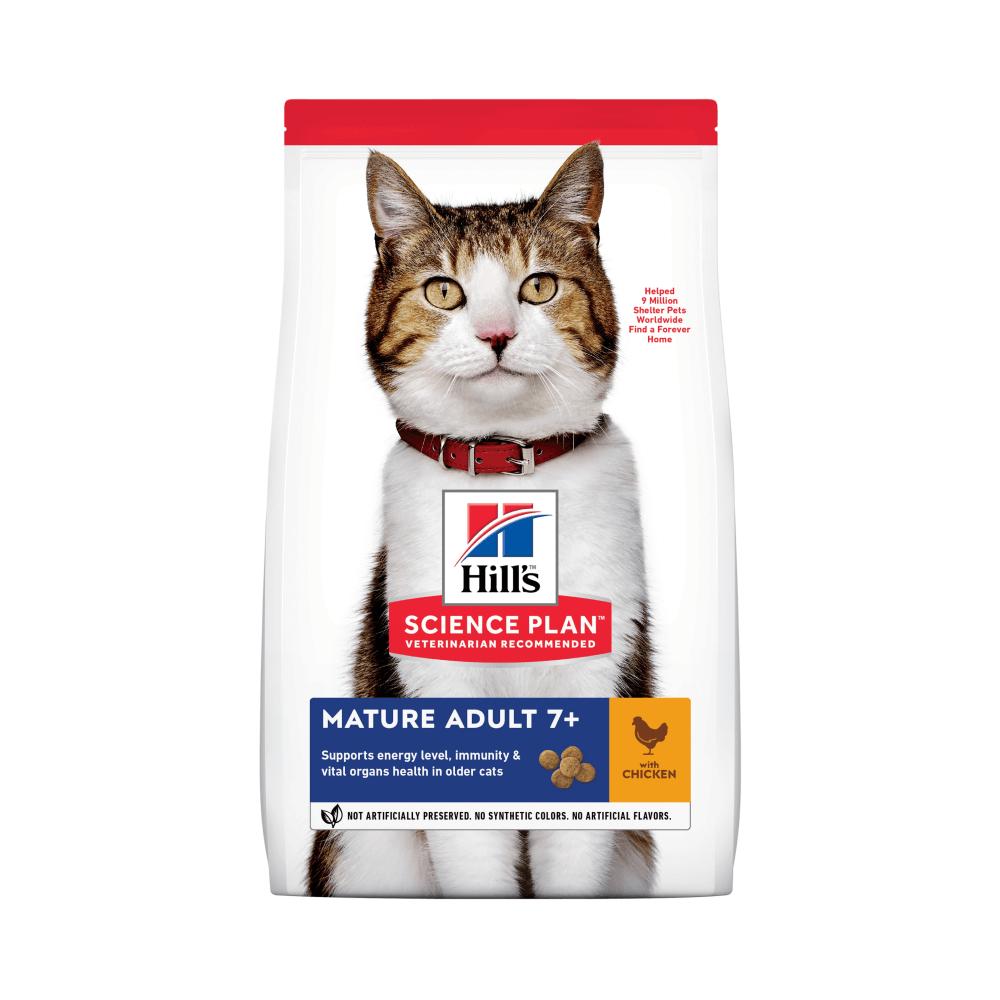 Hill's Science Plan Mature Adult Chicken Dry Cat Food