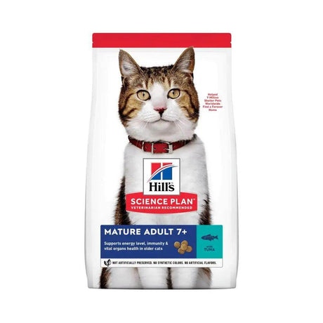 Hill's Science Plan Mature Adult Tuna Dry Cat Food 1,5kg - Petworld