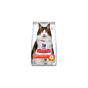 Hill's Science Plan Perfect Digestion Dry Adult with Chicken & Brown Rice Dry Cat Food - Petworld