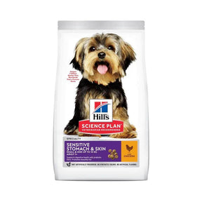 Hill's Science Plan Sensitive Stomach Skin Small & Mini Chicken Dry Dog Food - Petworld