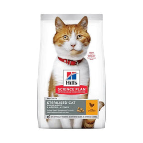 Hill's Science Plan Sterilised Cat Young Adult Chicken Dry Cat Food - Petworld