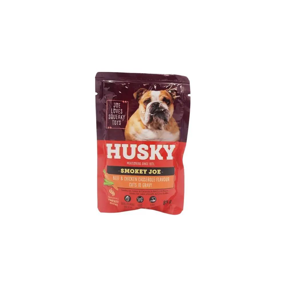 Husky Beef And Chicken 85g