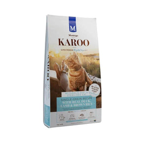Montego Karoo Adult Metabolic & Sterilised Duck & Lamb Dry Cat Food - Petworld