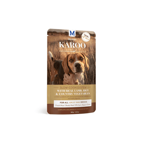 Montego Karoo Adult Lamb & Veg Wet Dog Food 150g - 8 Pack - Petworld