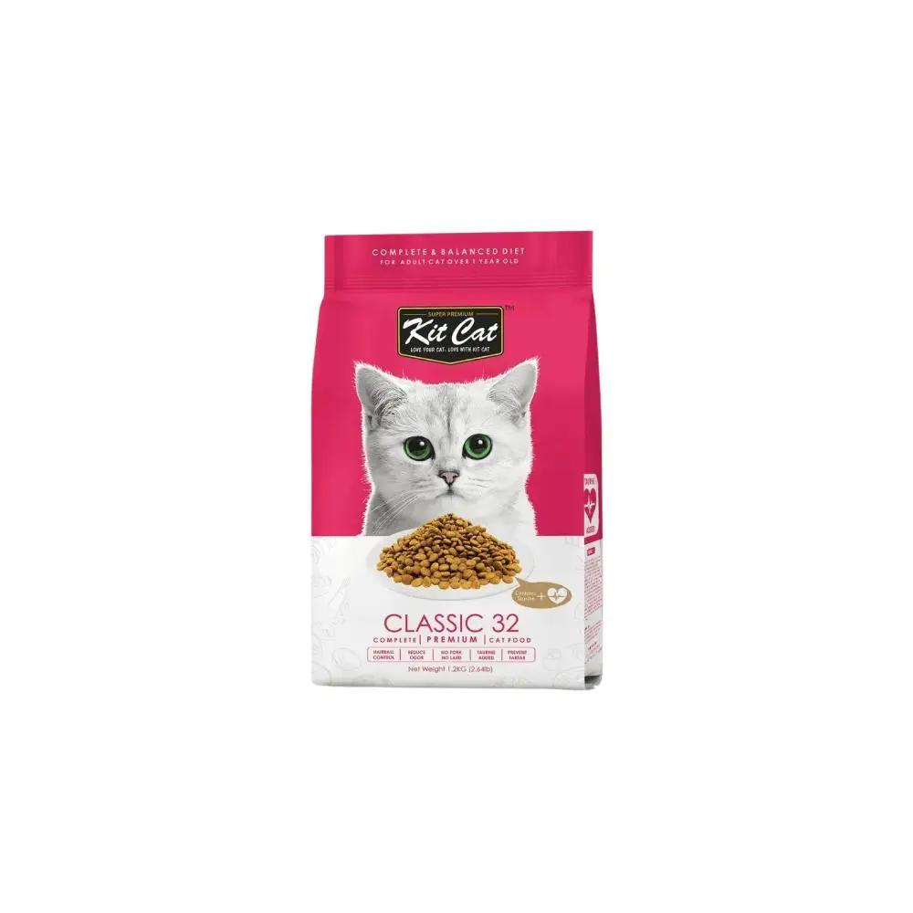 Kit Cat Classic 32 Adult Dry Cat Food 1.2kg