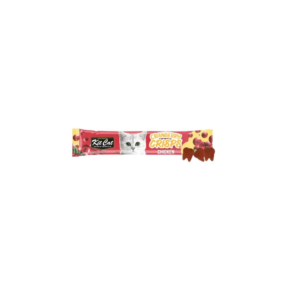 Kit Cat Cranberry Crisps Chicken Cat Treat 20g Singles