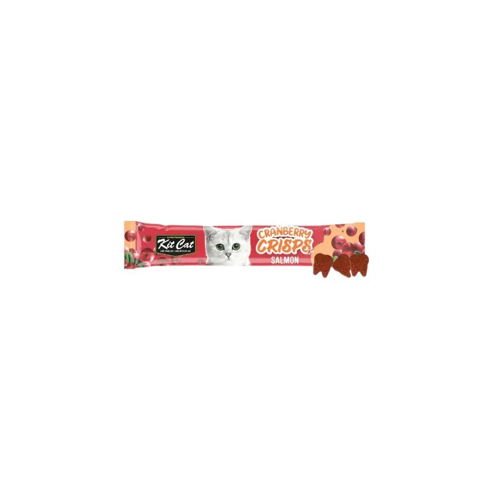 Kit Cat Cranberry Crisps Salmon Cat Treat 20g Singles