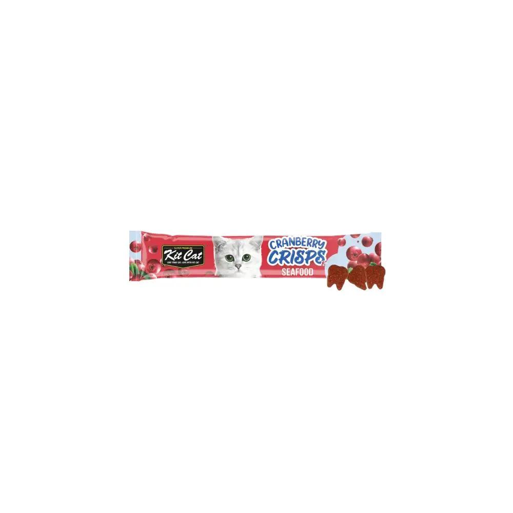 Kit Cat Cranberry Crisps Seafood Cat Treat 20g Singles