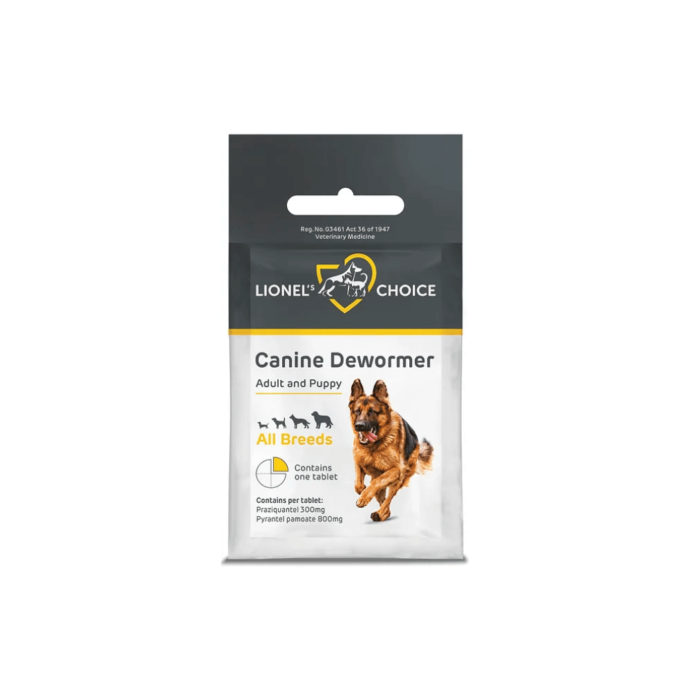 Lionel's Choice All Life Stages Dewormer For Dogs (Up To 40kg) 1 Tablet