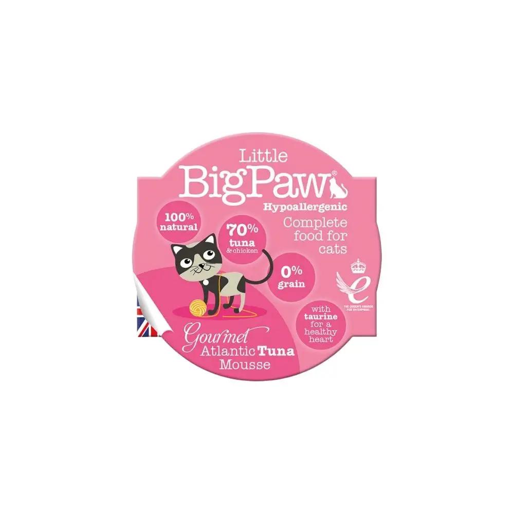 Little Big Paw Gourmet Atantic Tuna Mousse Cat Food 85g Single Pouch