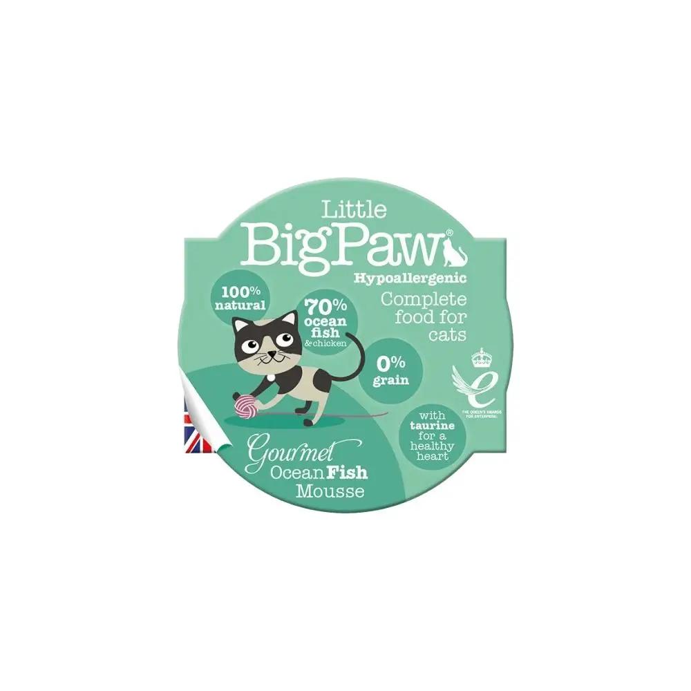 Little Big Paw Gourmet Atlanic Ocean Fish Mousse Cat Food 85g Single Pouch