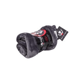 Petworld Mangolian Fleece Grey Dog Blanket (1m x 1.5m) - Petworld